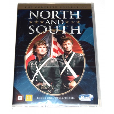 DVD Serie completa Norte y Sur (Patrick Swayze) 3 temporadas