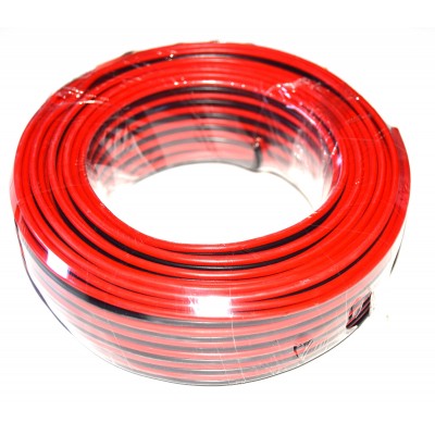 Cable paralelo altavoz rojo-negro 1.5mm2 CCA (25m.)