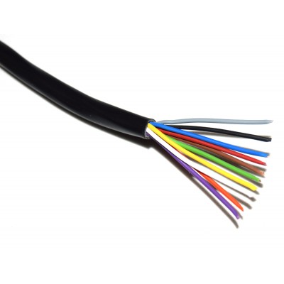 Cable manguera 10x0.20mm2 negro (a metros)